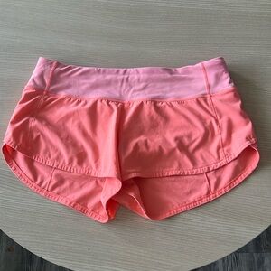 Lululemon size 6 speed up shorts